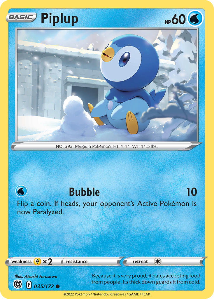 Piplup 35/172 Common