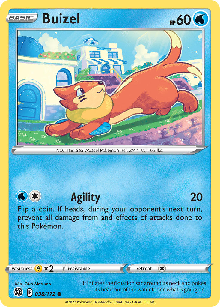 Buizel 38/172 Reverse Common