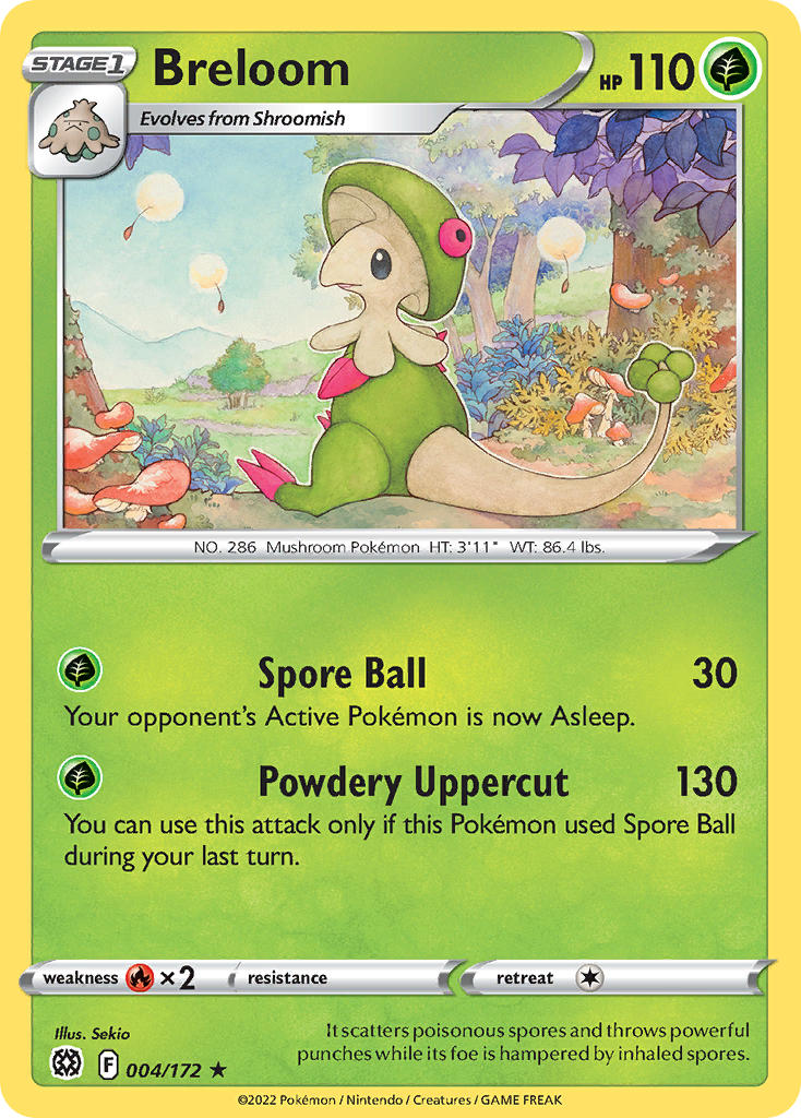 Breloom 4/172 Reverse Rare