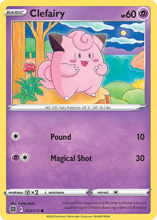 Clefairy 53/172 Reverse Common