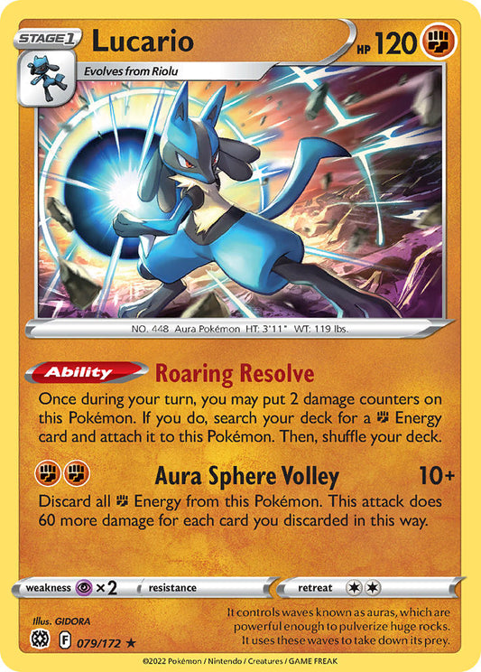 Lucario 79/172 Holo Rare