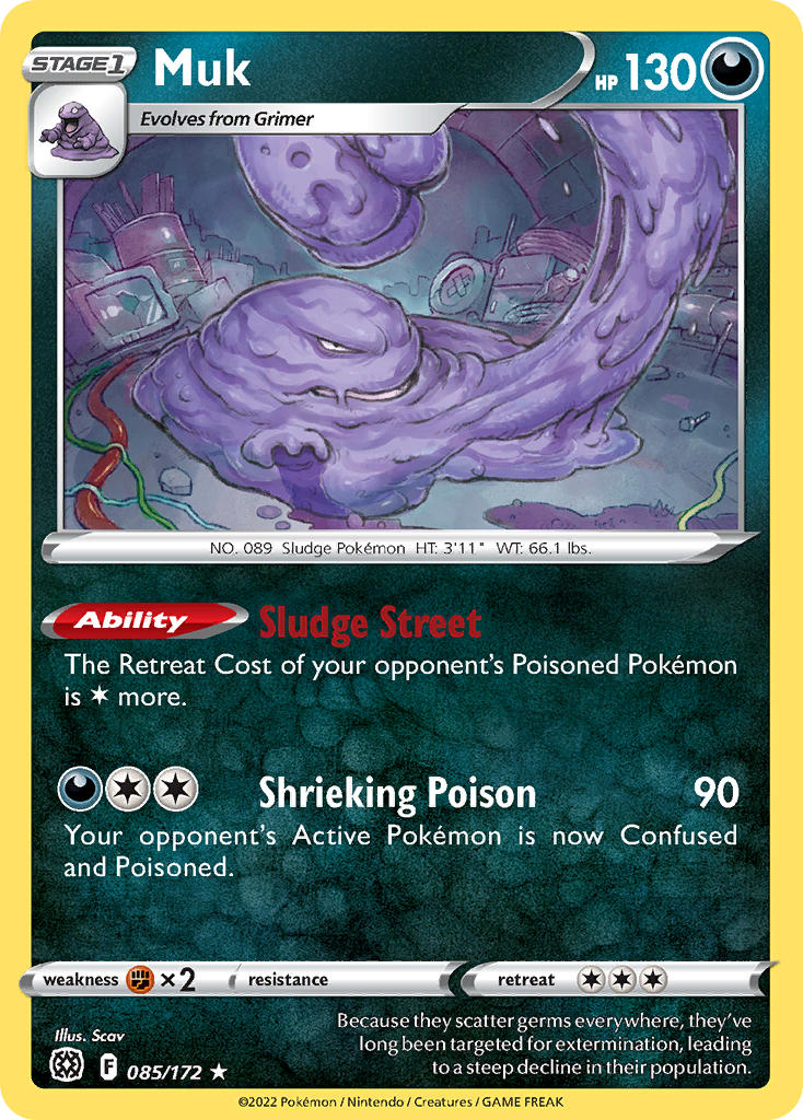Muk 85/172 Non-Holo Rare