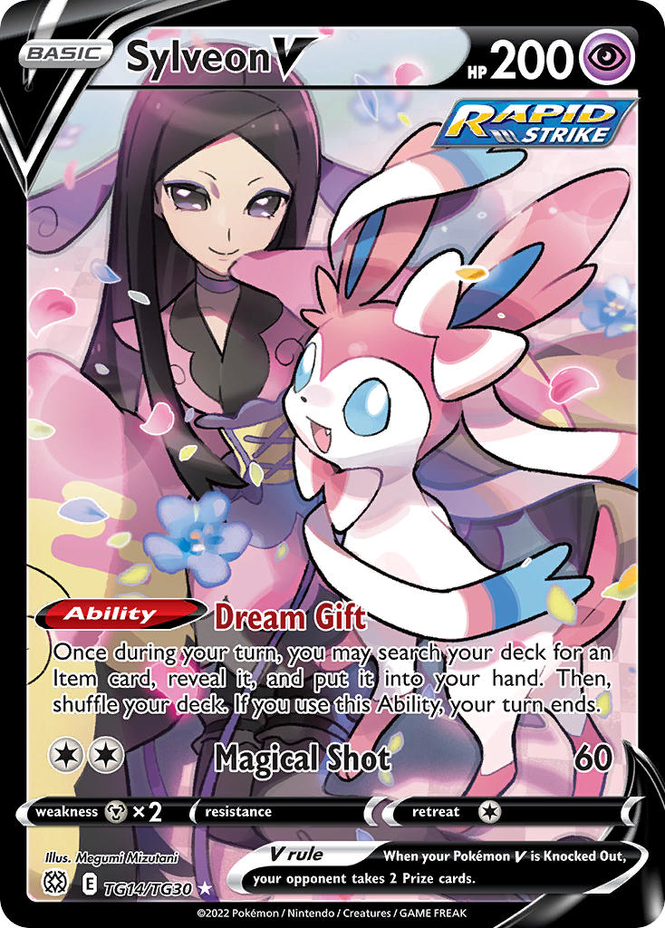 Sylveon V TG14/TG30 Holo Rare V