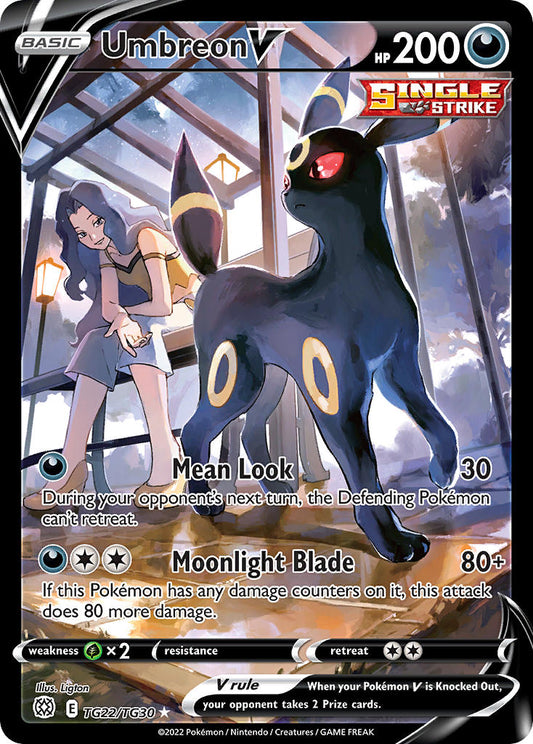 Umbreon V TG22/TG30 Holo Rare V
