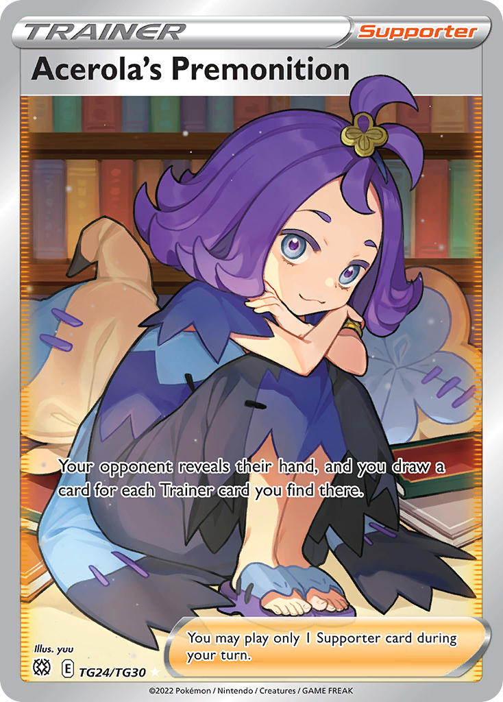 Acerola's Premonition TG24/TG30 Holo Ultra Rare