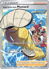 Rapid Strike Style Mustard TG27/TG30 Holo Ultra Rare