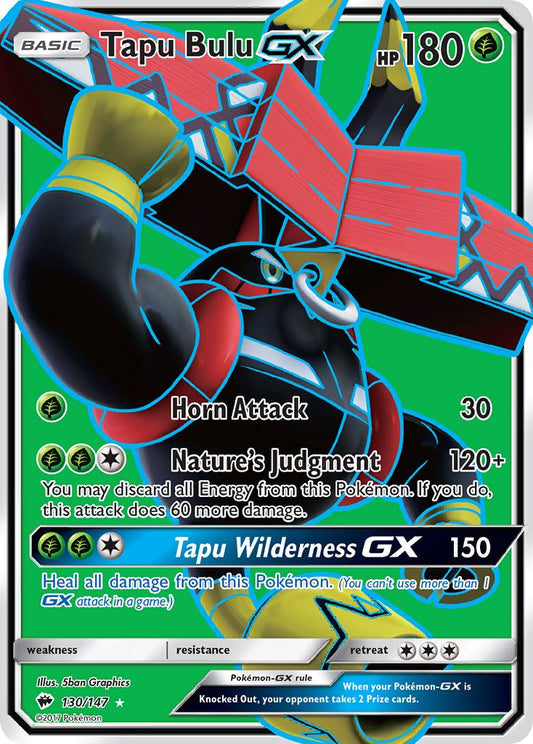 Tapu Bulu GX 130/147 Holo Ultra Rare GX - MissingNo.