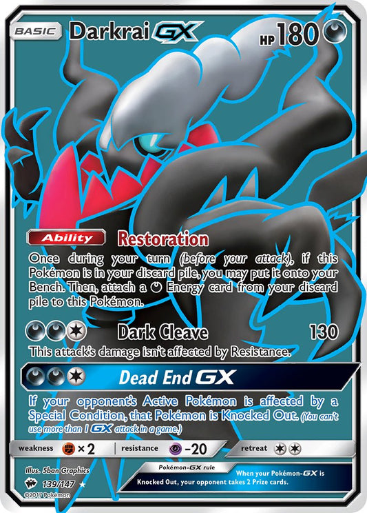 Darkrai GX 139/147 Holo Ultra Rare GX - MissingNo.