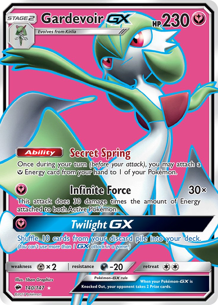 Gardevoir GX 140/147 Holo Ultra Rare GX - MissingNo.