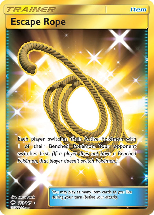 Escape Rope 163/147 Gold Secret Rare - MissingNo.