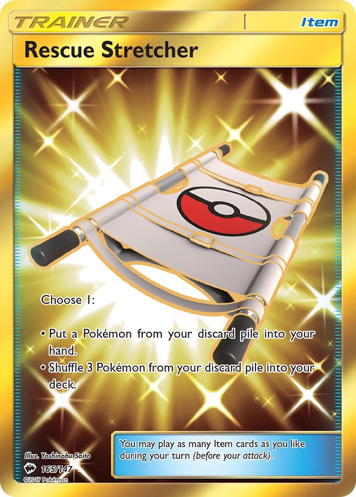 Rescue Stretcher 165/147 Gold Secret Rare - MissingNo.