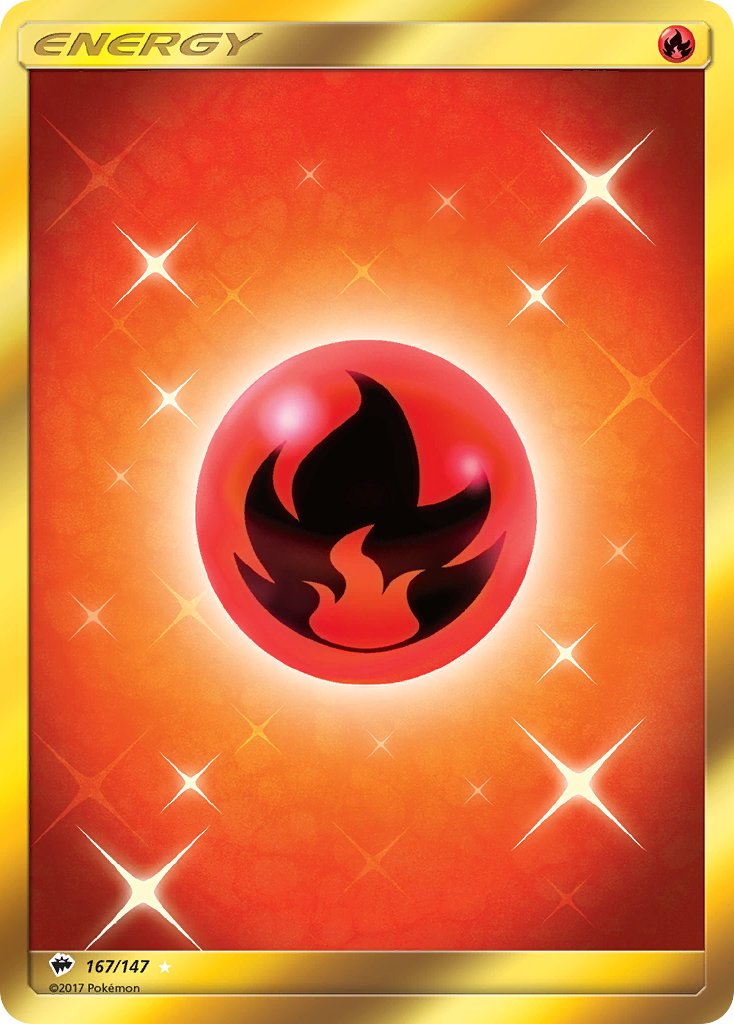 Fire Energy 167/147 Gold Secret Rare - MissingNo.