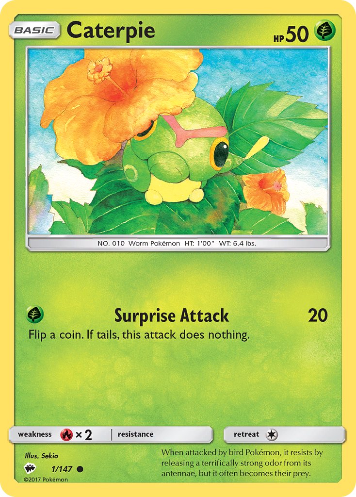 Caterpie 1/147 Reverse Common - MissingNo.
