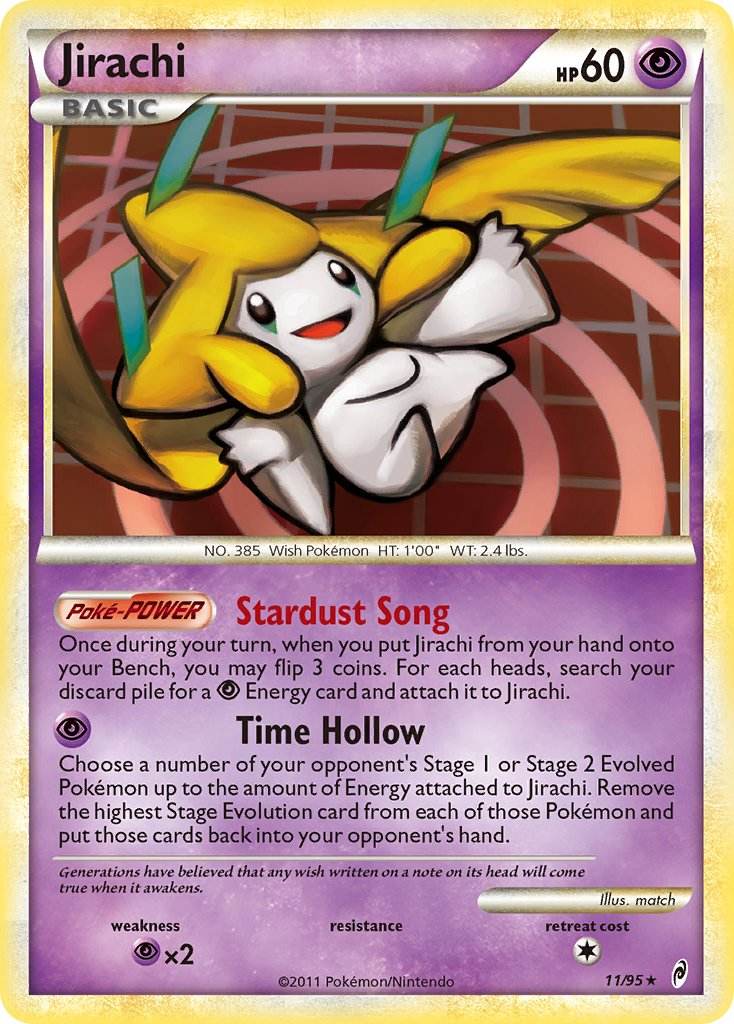 Jirachi 11/95 Holo Rare - MissingNo.