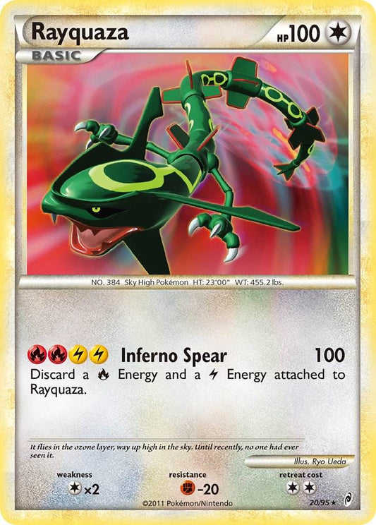 Rayquaza 20/95 Holo Rare - MissingNo.