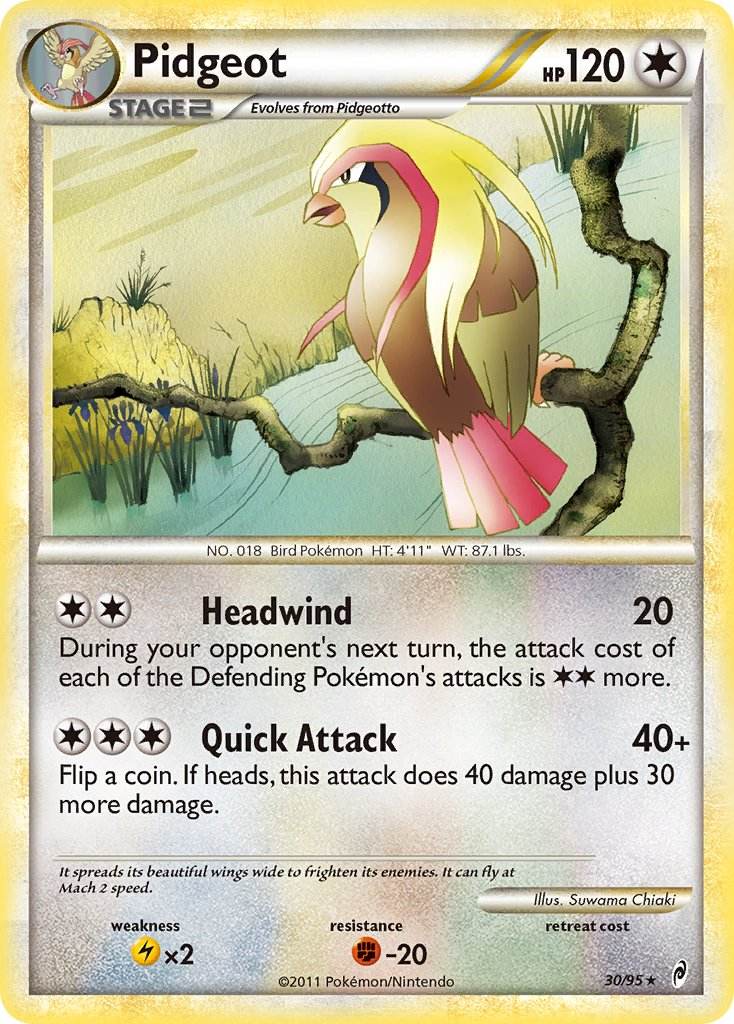 Pidgeot 30/95 Non-Holo Rare - MissingNo.