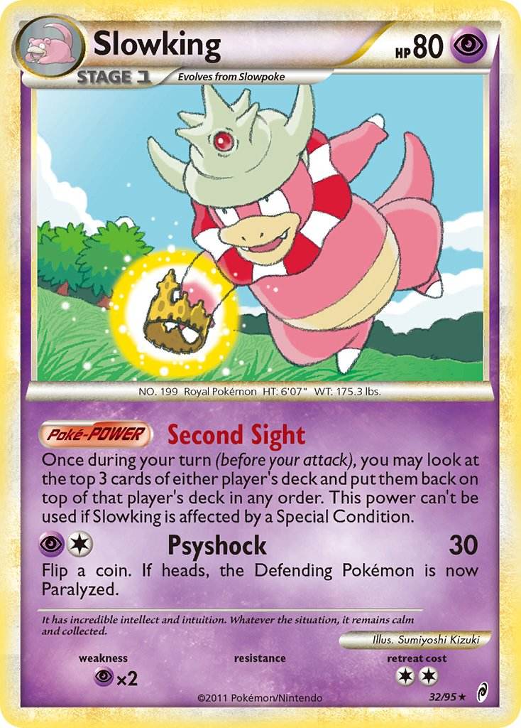 Slowking 32/95 Reverse Rare - MissingNo.