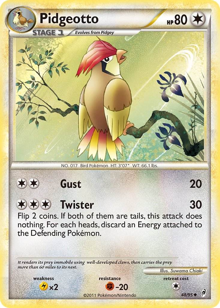 Pidgeotto 48/95 Uncommon - MissingNo.