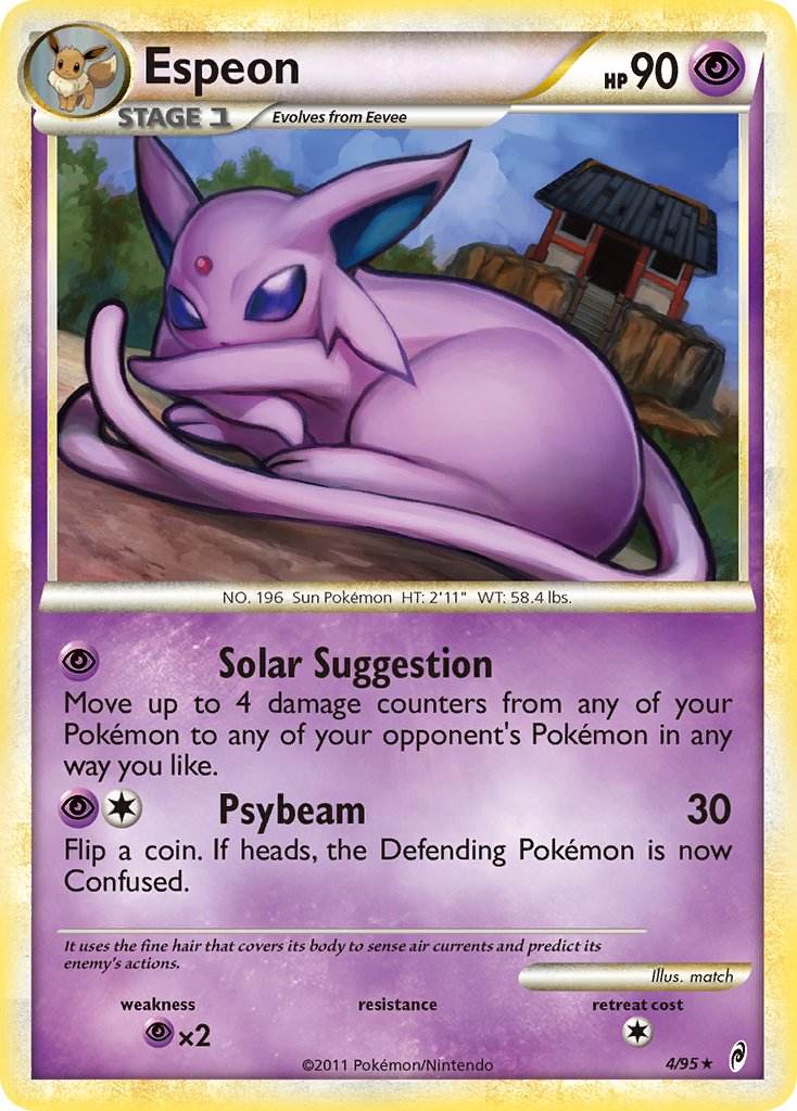 Espeon 4/95 Reverse Rare - MissingNo.