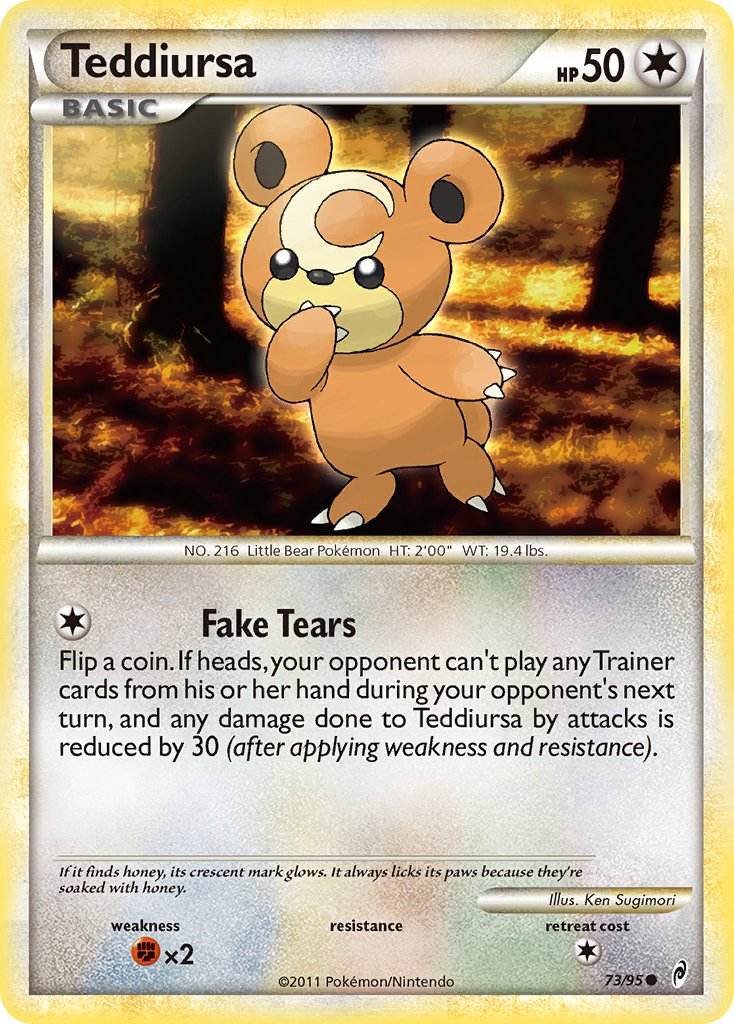 Teddiursa 73/95 Reverse Common - MissingNo.