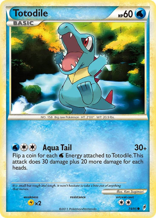 Totodile 74/95 Reverse Common - MissingNo.