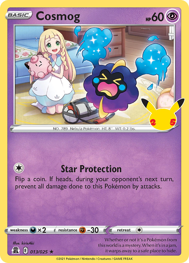 Cosmog 13/25 Holo Rare