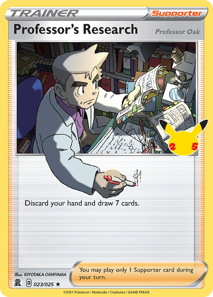 Professor's Research 23/25 Holo Rare