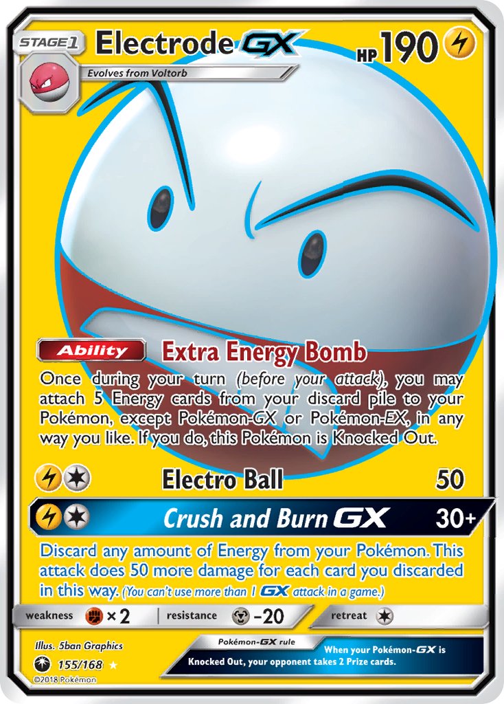 Electrode GX 155/168 Holo Ultra Rare GX - MissingNo.