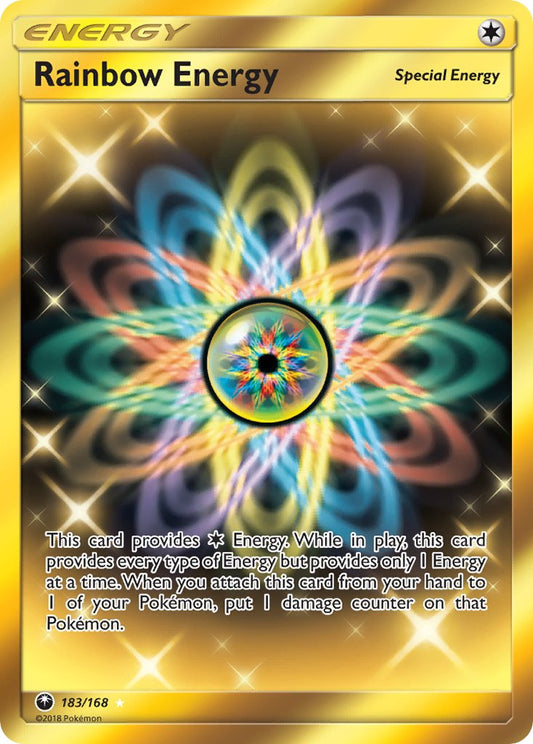 Rainbow Energy 183/168 Gold Secret Rare - MissingNo.