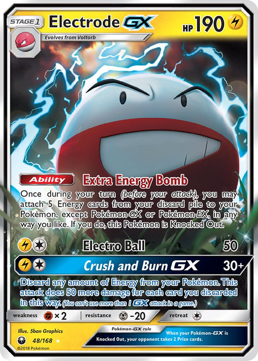 Electrode GX 48/168 Holo Rare GX - MissingNo.