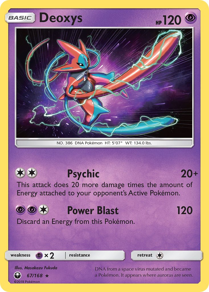 Deoxys 67/168 Holo Rare - MissingNo.