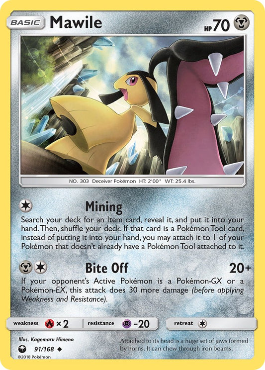 Mawile 91/168 Reverse Uncommon - MissingNo.