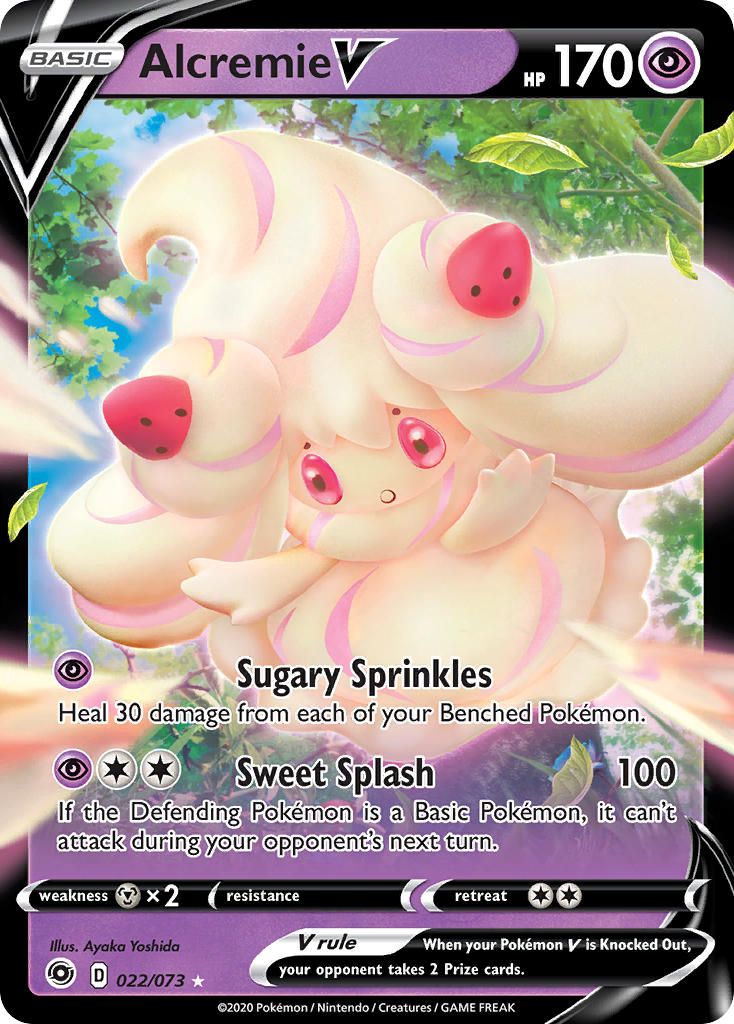 Alcremie V 022/073 Holo Rare V - MissingNo.