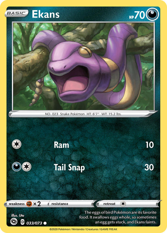Ekans 033/073 Reverse Common - MissingNo.