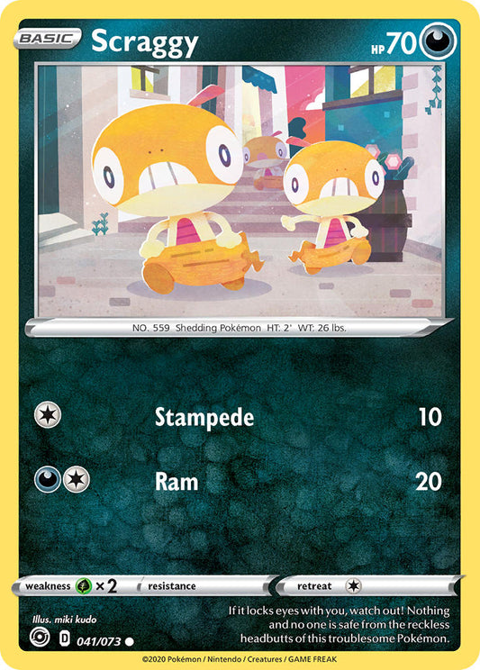 Scraggy 041/073 Reverse Common - MissingNo.