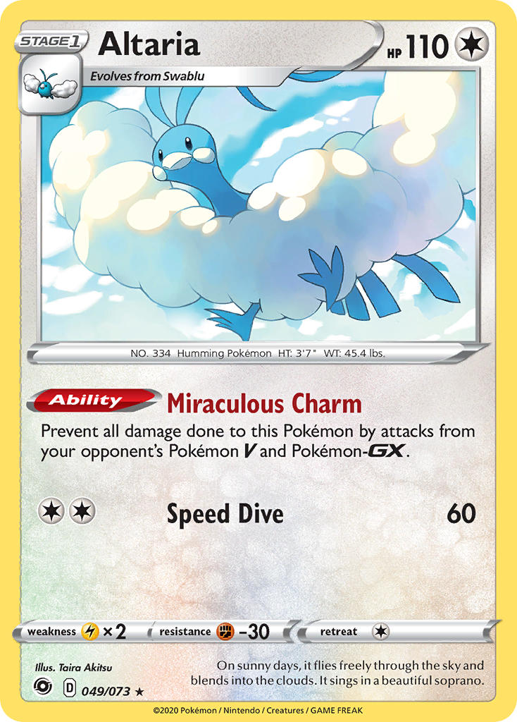 Altaria 049/073 Holo Rare - MissingNo.