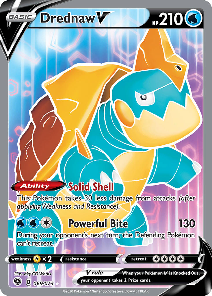 Drednaw V 069/073 Holo Ultra Rare V - MissingNo.