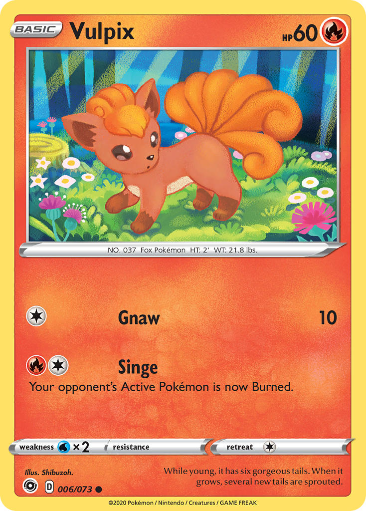 Vulpix 006/073 Reverse Common - MissingNo.