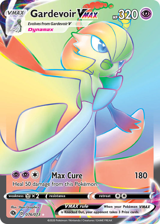Gardevoir VMAX 076/073 Rainbow Secret Rare VMAX - MissingNo.