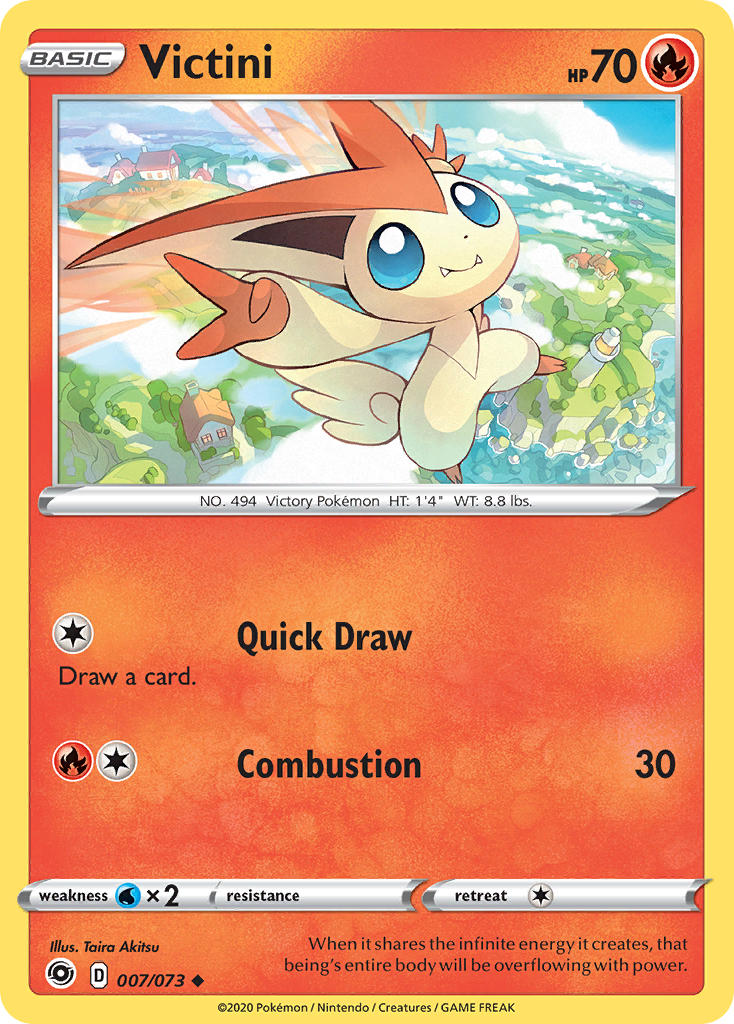 Victini 007/073 Reverse Uncommon - MissingNo.