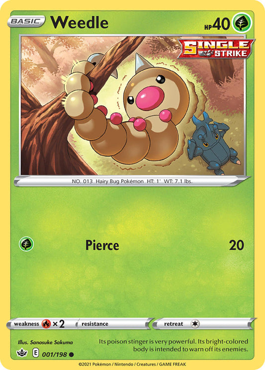 Weedle 1/198 Common