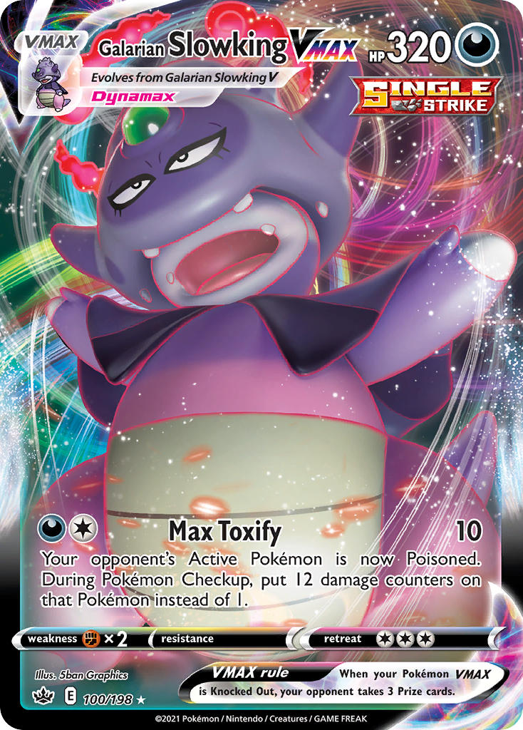 Galarian Slowking VMAX 100/198 Holo Rare VMAX