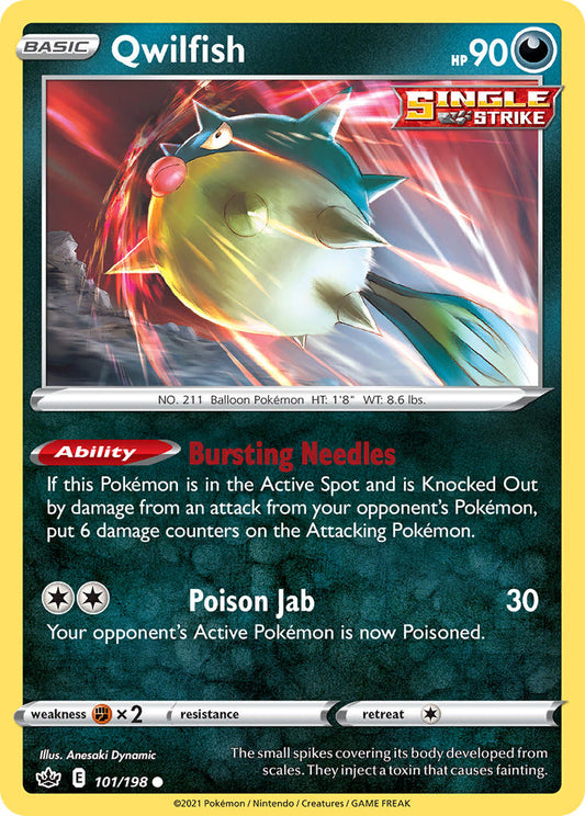 Qwilfish 101/198 Reverse Common