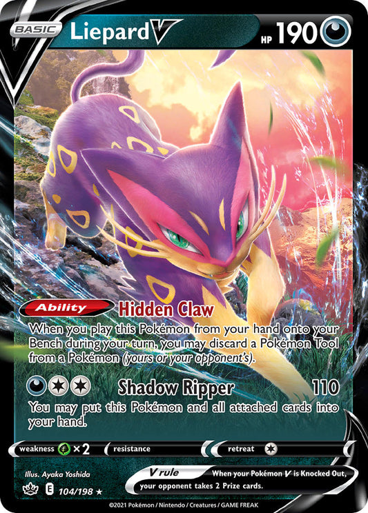 Liepard V 104/198 Holo Rare V