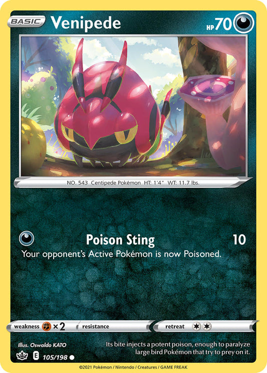 Venipede 105/198 Reverse Common