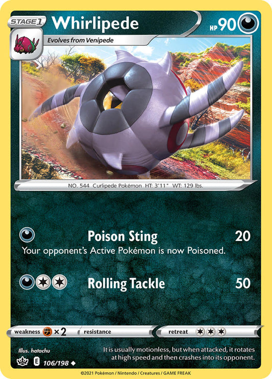 Whirlipede 106/198 Uncommon