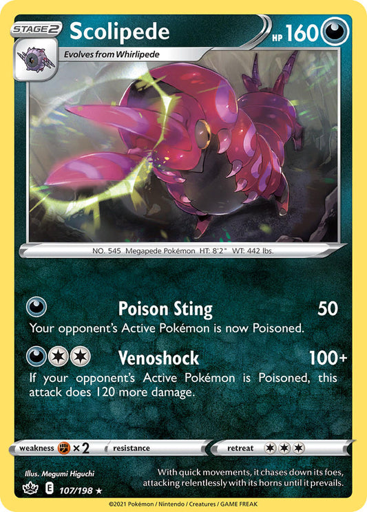Scolipede 107/198 Non-Holo Rare