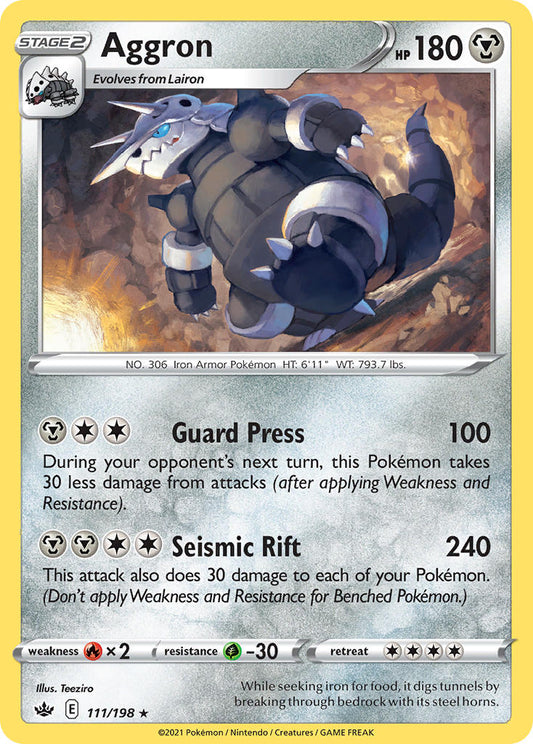 Aggron 111/198 Reverse Rare