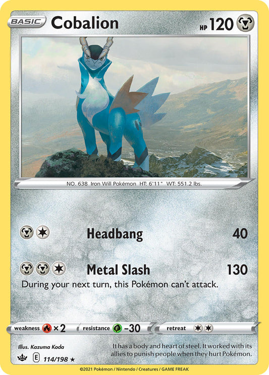 Cobalion 114/198 Reverse Rare