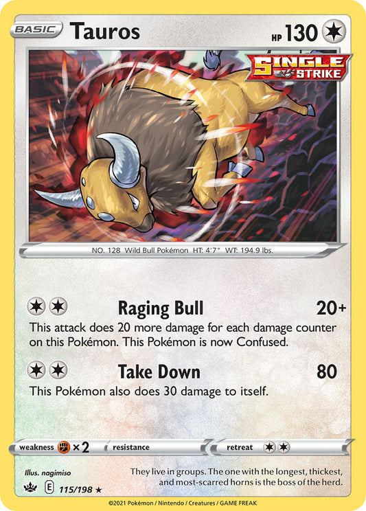 Tauros 115/198 Holo Rare